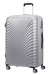 American Tourister Jetglam 77cm - Expanderbar Stor Metallic Silver
