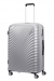 American Tourister Jetglam 77cm - Expanderbar Stor Metallic Silver