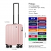 Kabinkoffert Printisso Urbane - Soft Pink
