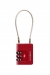 Samsonite - TSA Kabellås Red