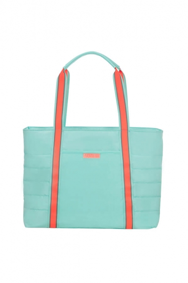 American Tourister Uptown Vibes - Shoppingväska 14.1 Turkos