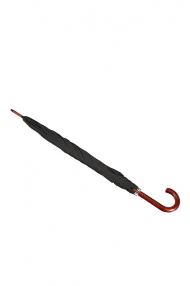 Samsonite Wood Classic S Stick Man - Paraply Auto Svart