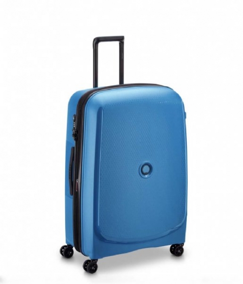 Delsey Belmont Plus 76cm - Stor Utvidbar Zinc Blue
