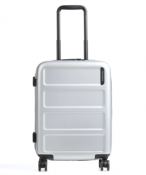 American Tourister Quadrix 55cm - Kabinveske Sølv