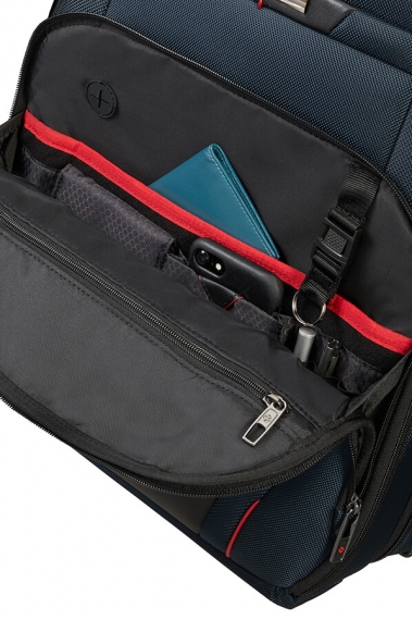 Samsonite Pro-Dlx 5 - Dataryggsekk med Hjul 17.3 Blå