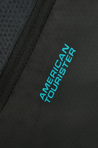 American Tourister Road Quest - Duffelväska med hjul 55cm Svart/Turkos