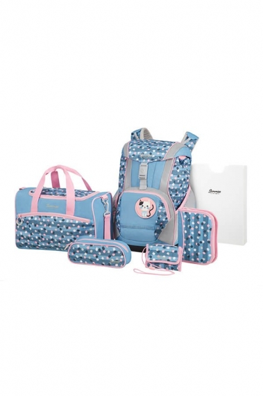 Samsonite Sammies Ergofit - Set av Väskor Cat Confetti
