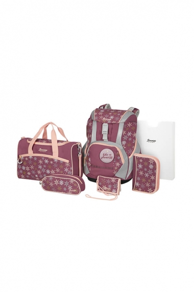 Samsonite Sammies Ergofit - Set av Väskor Snowflake Fairy Tale