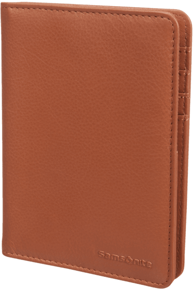 Samsonite Pengebok - Cognac Lær