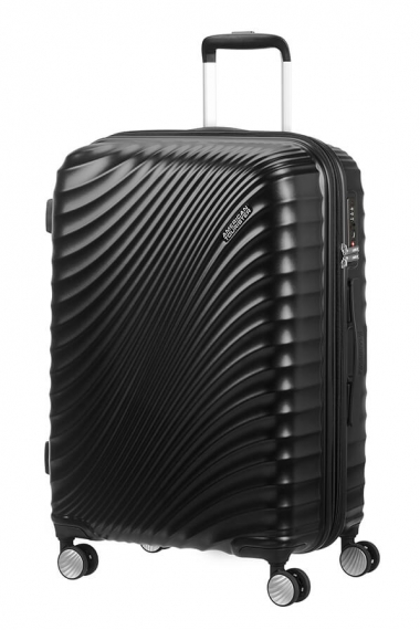 American Tourister Jetglam 67cm - Expanderbar Mellanstor Svart