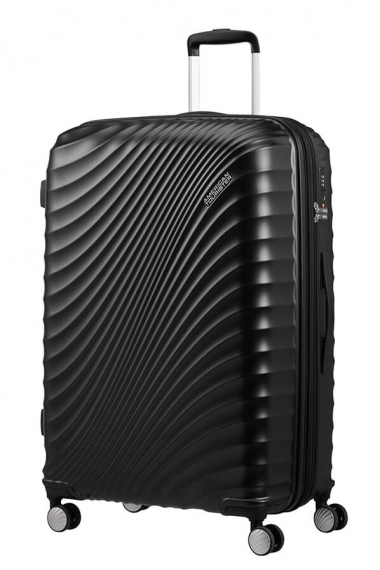 American Tourister Jetglam 77cm - Expanderbar Stor Svart