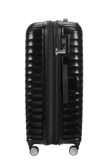 American Tourister Jetglam 77cm - Expanderbar Stor Svart
