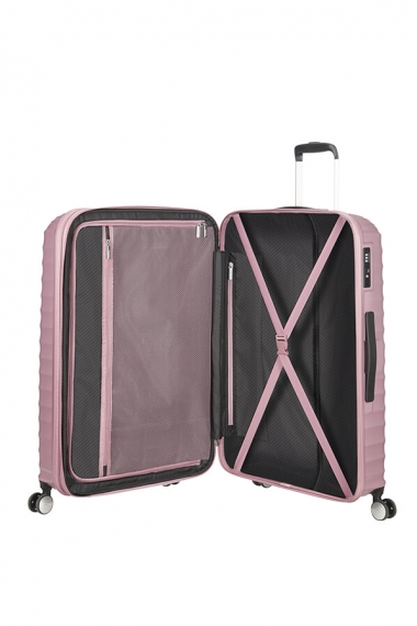 American Tourister Jetglam 77cm - Expanderbar Stor Metallic Rosa_6