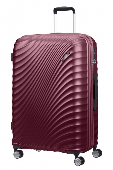American Tourister Jetglam 77cm - Expanderbar Stor Vinröd