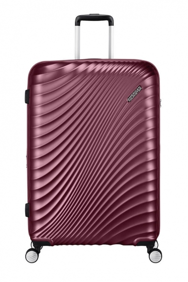 American Tourister Jetglam 77cm - Expanderbar Stor Vinröd