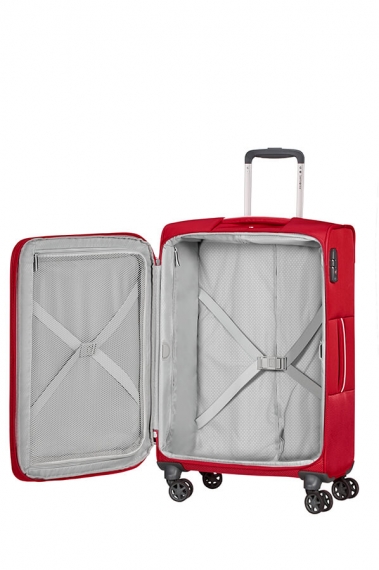 Samsonite Popsoda 4-hjul 78cm - Stor Utvidbar Rød