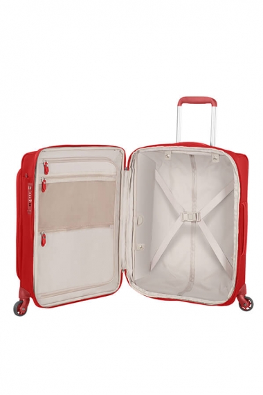Samsonite Karissa Biz 55cm - Kabinväska Expanderbar 4-hjul Röd