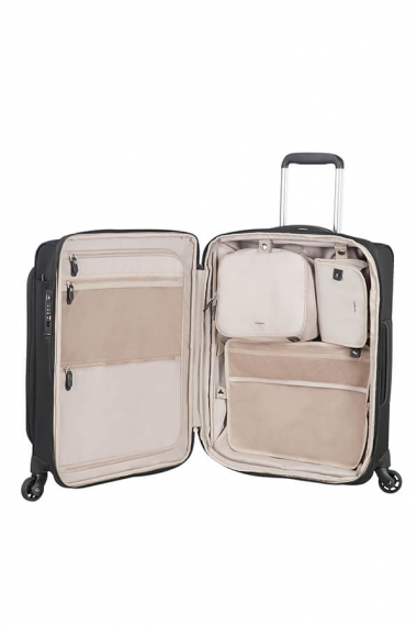 Samsonite Karissa Biz 55cm - Kabinväska Expanderbar 4-hjul Svart_3