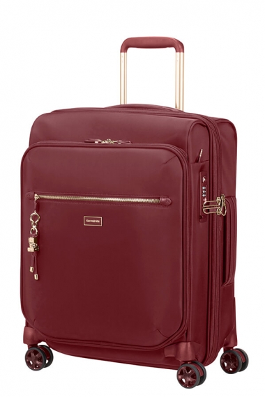 Samsonite Karissa Biz 55cm - Kabinväska Expanderbar 4-hjul Vinröd