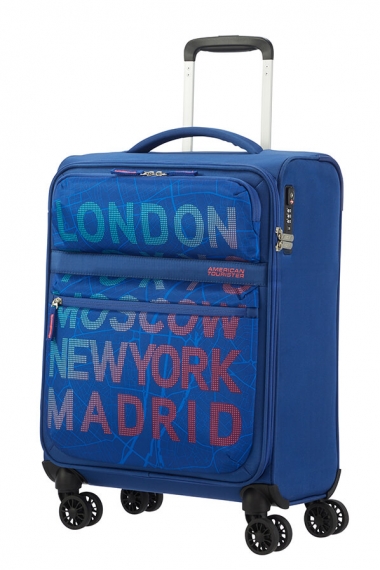 American Tourister Matchup 4-Hjul 55cm - Kabinväska City Map Blå