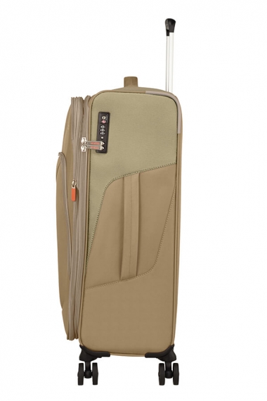 American Tourister Summerfunk 67cm - Mellomstor Utvidbar Beige