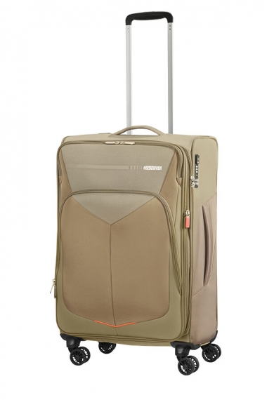 American Tourister Summerfunk 67cm - Mellomstor Utvidbar Beige