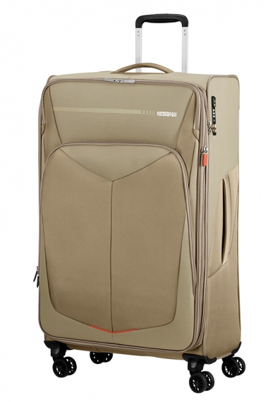 American Tourister Summerfunk 79cm - Stor Utvidbar Beige