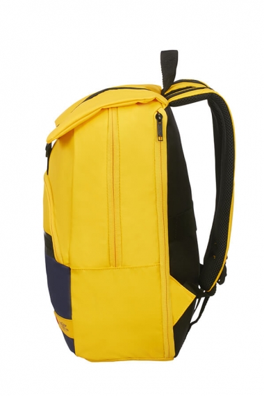 American Tourister City Aim - Datorryggsäck 14.1 Blå/Gul