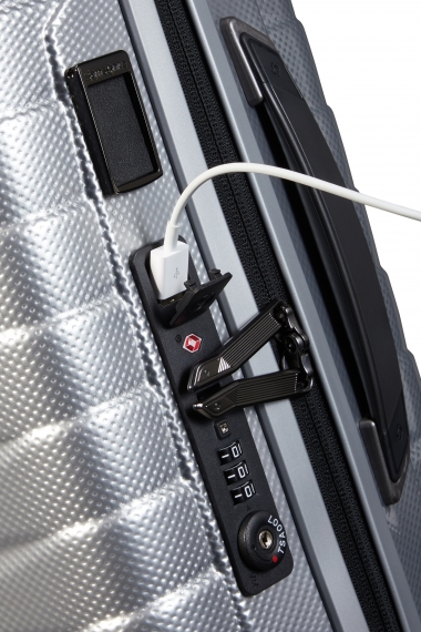 Samsonite Proxis - Kabinkoffert Utvidbar Silver