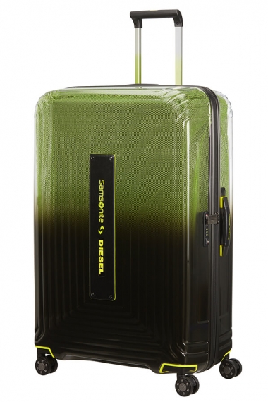 Samsonite Neopulse X Diesel 81cm - Extra Stor Svart/Gul