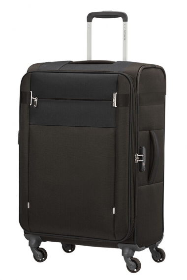 Samsonite Citybeat 4-hjul 66cm - Mellomstor Expanderbar Black