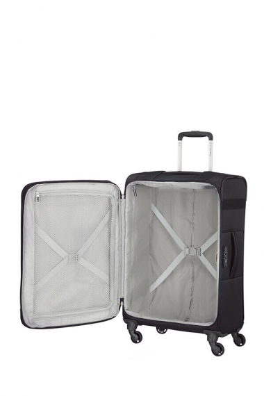 Samsonite Citybeat 4-hjul 66cm - Mellomstor Utvidbar Black