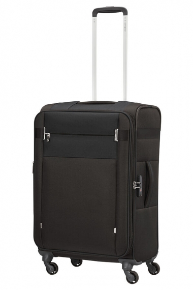 Samsonite Citybeat 4-hjul 66cm - Mellomstor Utvidbar Black