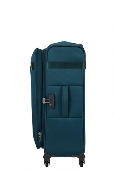 Samsonite Citybeat 4-hjul 66cm - Mellomstor Utvidbar Petrol Blue