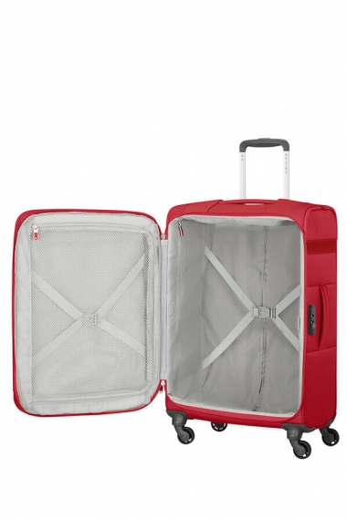 Samsonite Citybeat 4-hjul 66cm - Mellomstor Utvidbar Red