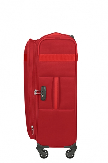 Samsonite Citybeat 4-hjul 66cm - Mellomstor Utvidbar Red