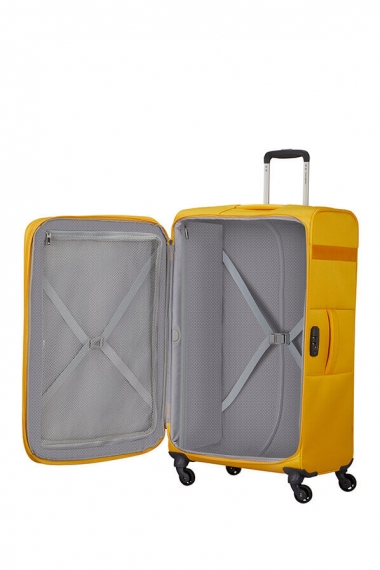 Samsonite Citybeat 4-hjul 78cm - Stor Utvidbar Golden Yellow