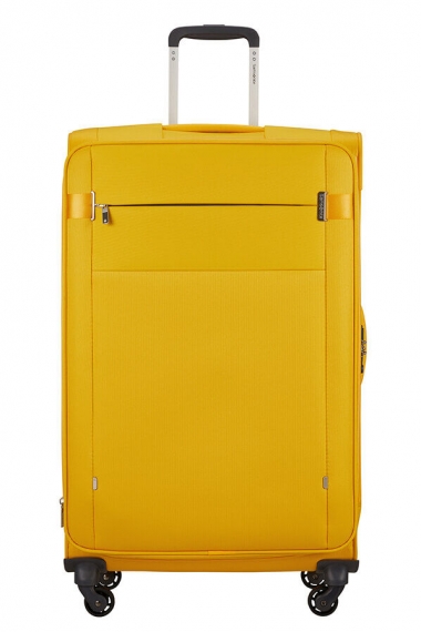 Samsonite Citybeat 4-hjul 78cm - Stor Utvidbar Golden Yellow
