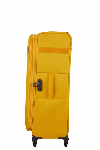 Samsonite Citybeat 4-hjul 78cm - Stor Utvidbar Golden Yellow