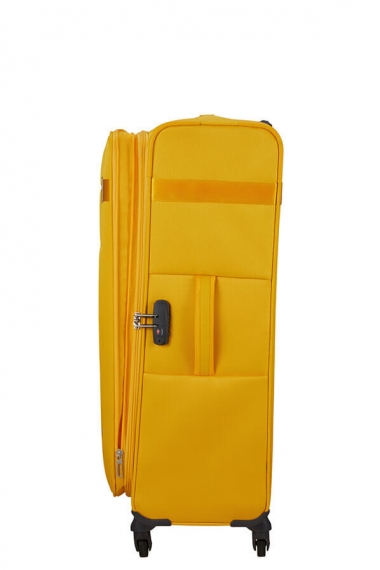 Samsonite Citybeat 4-hjul 78cm - Stor Utvidbar Golden Yellow