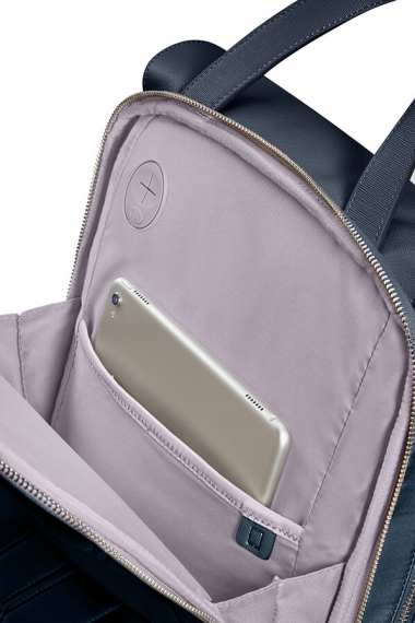 Samsonite Zalia 2.0 - Ryggsekk med Flap 14.1 Blå