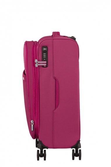 American Tourister Lite Ray 4-Hjul 55cm - Kabinväska Expanderbar Rosa