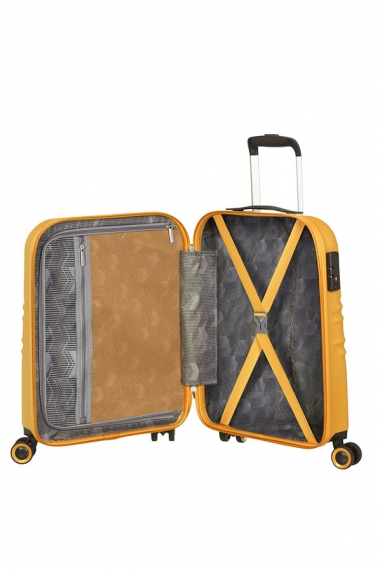 American Tourister Wavetwister 55cm - Kabinväska Gul