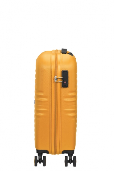 American Tourister Wavetwister 55cm - Kabinväska Gul