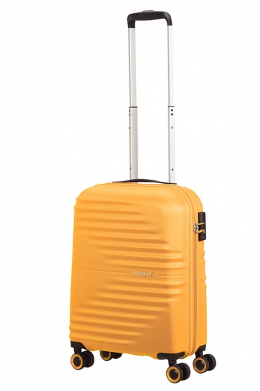 American Tourister Wavetwister 55cm - Kabinväska Gul