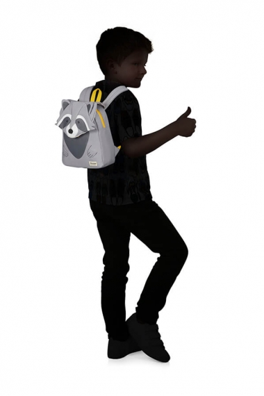 Samsonite Happy Sammies ECO - Barnryggsäck Small Raccoon Remy_2