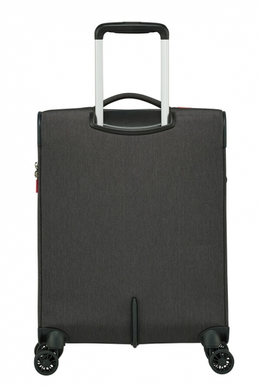 American Tourister Summerfunk 4-hjul 55cm - Kabinveske Utvidbar Svart/Neon Oransje