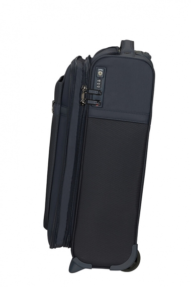 Samsonite Airea Top Pocket 55cm - Kabinkoffert Utvidbar Mørk blå