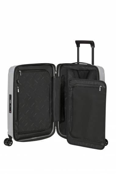 Samsonite Nuon - Kabinkoffert Utvidbar Matt Silver