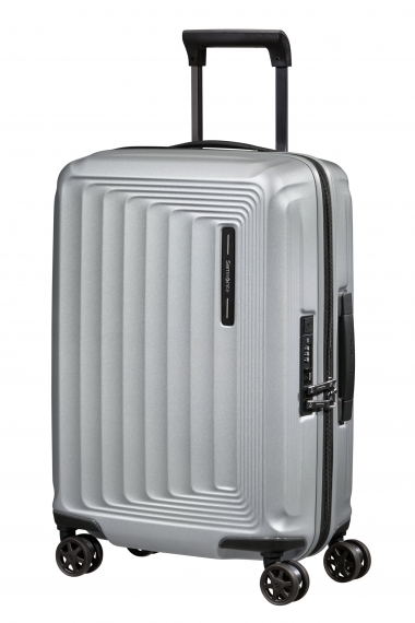 Samsonite Nuon - Kabinkoffert Utvidbar Matt Silver